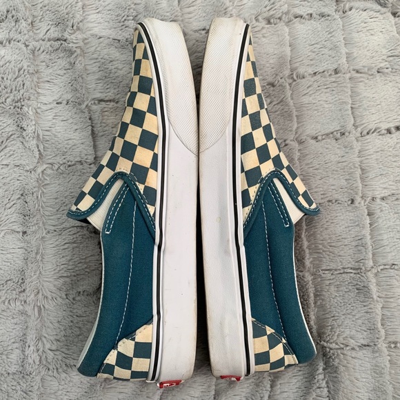 Blue Checkered Vans - Picture 5 of 5